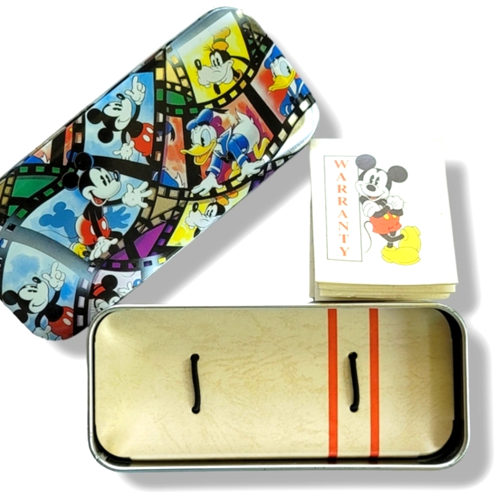 VINTAGE DISNEY THEME PARK EXCLUSIVE TIME WORKS METAL WATCH CASE